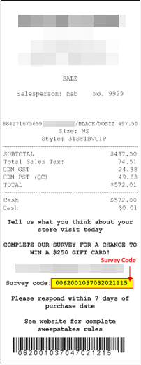 Sample Receipt 2